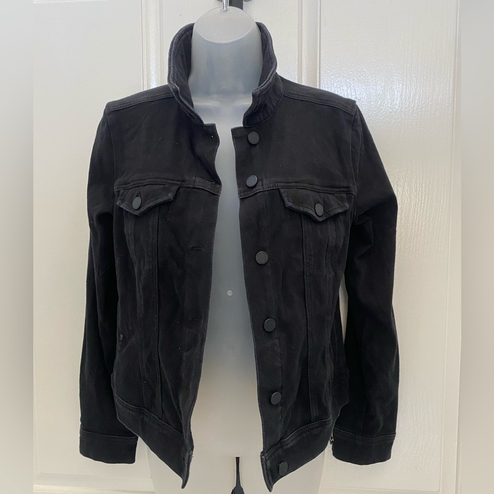 Liverpool Black Denim Jacket Sz S